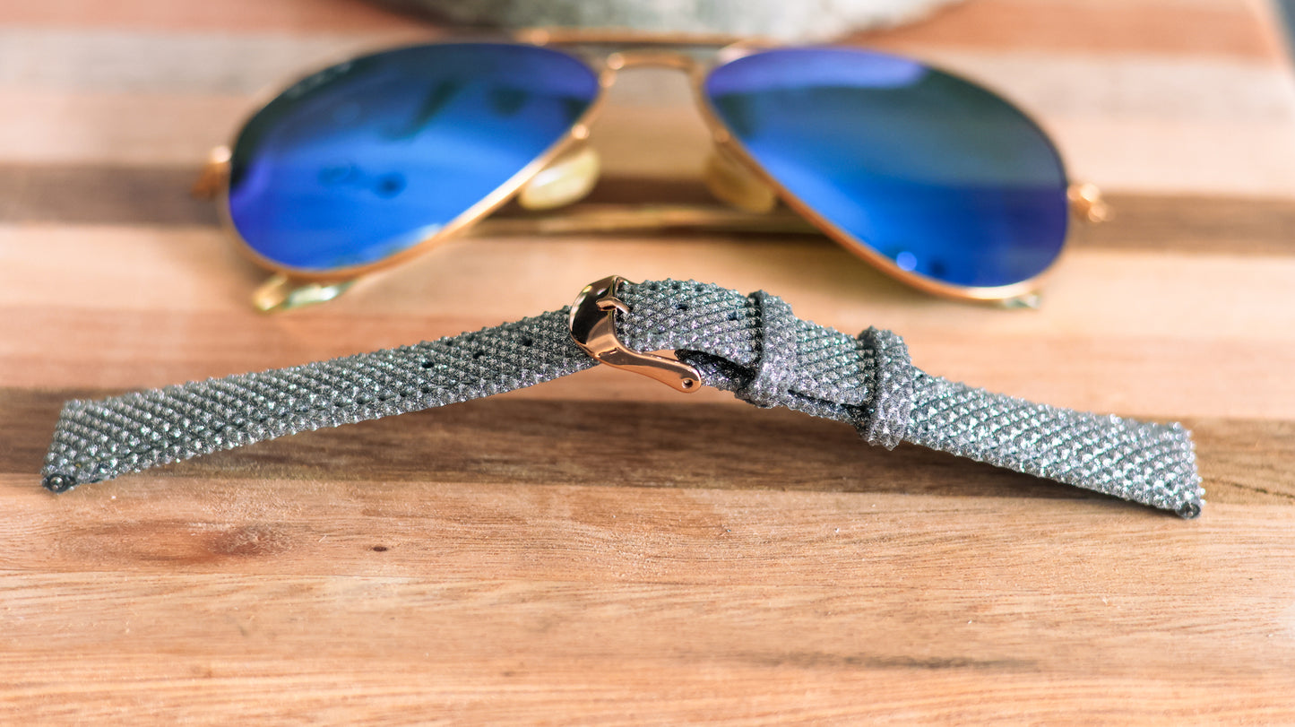 Fabulously Fit Sparkly leather replacement strap - 18mm