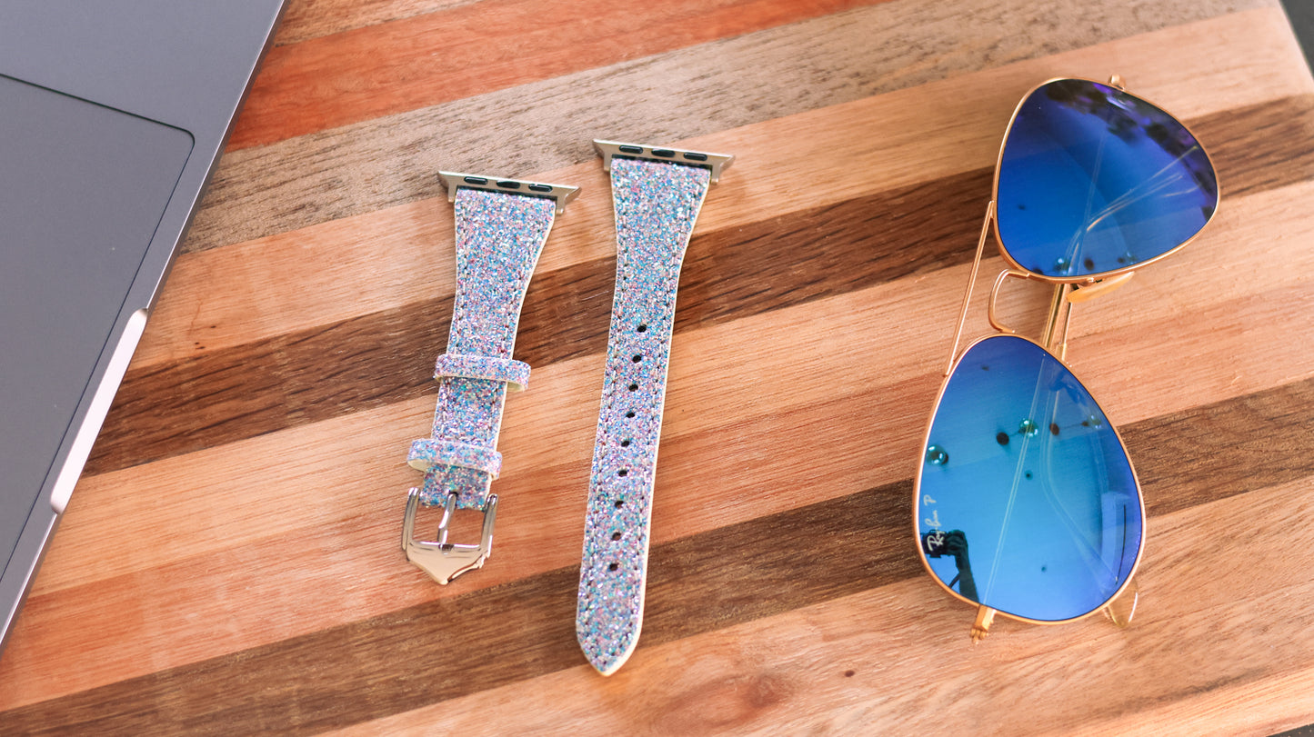 Fabulously Fit Genuine Leather replacement strap -18mm