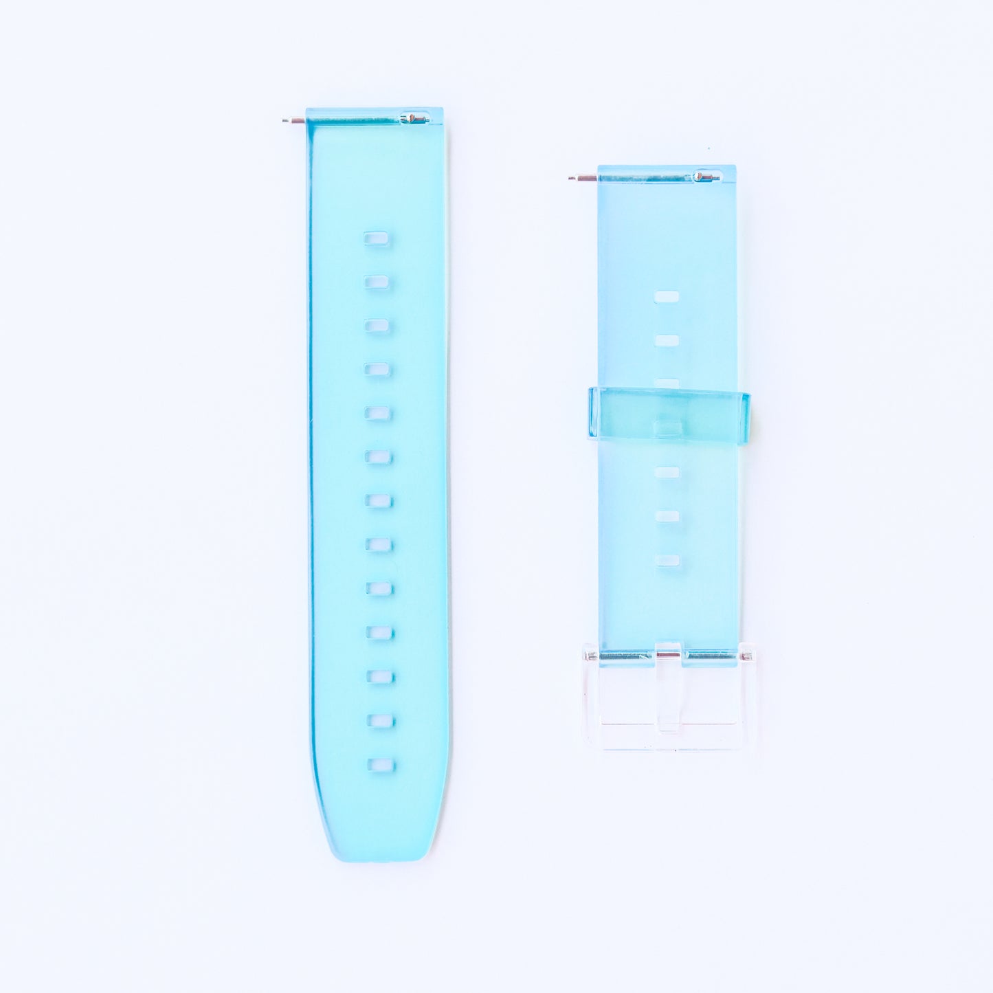 Fabulously Fit Transparent Pastel Silicone replacement strap for Samsung/Garmin/Huawei 22mm