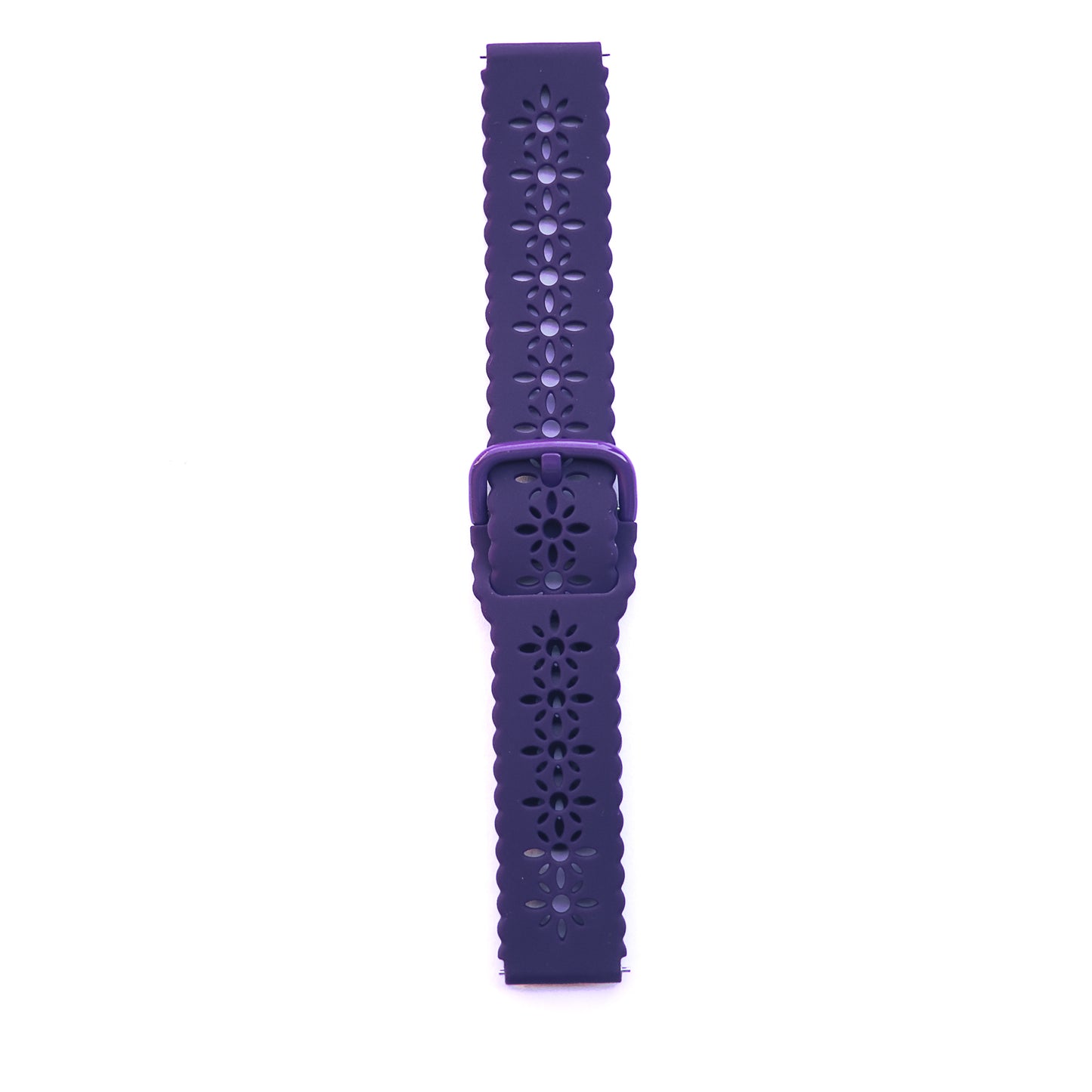 Fabulously Fit Floral cut out silicone replacement strap - Garmin18mm