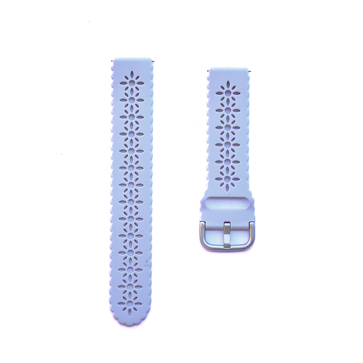 Fabulously Fit Floral cut out silicone replacement strap - Garmin18mm