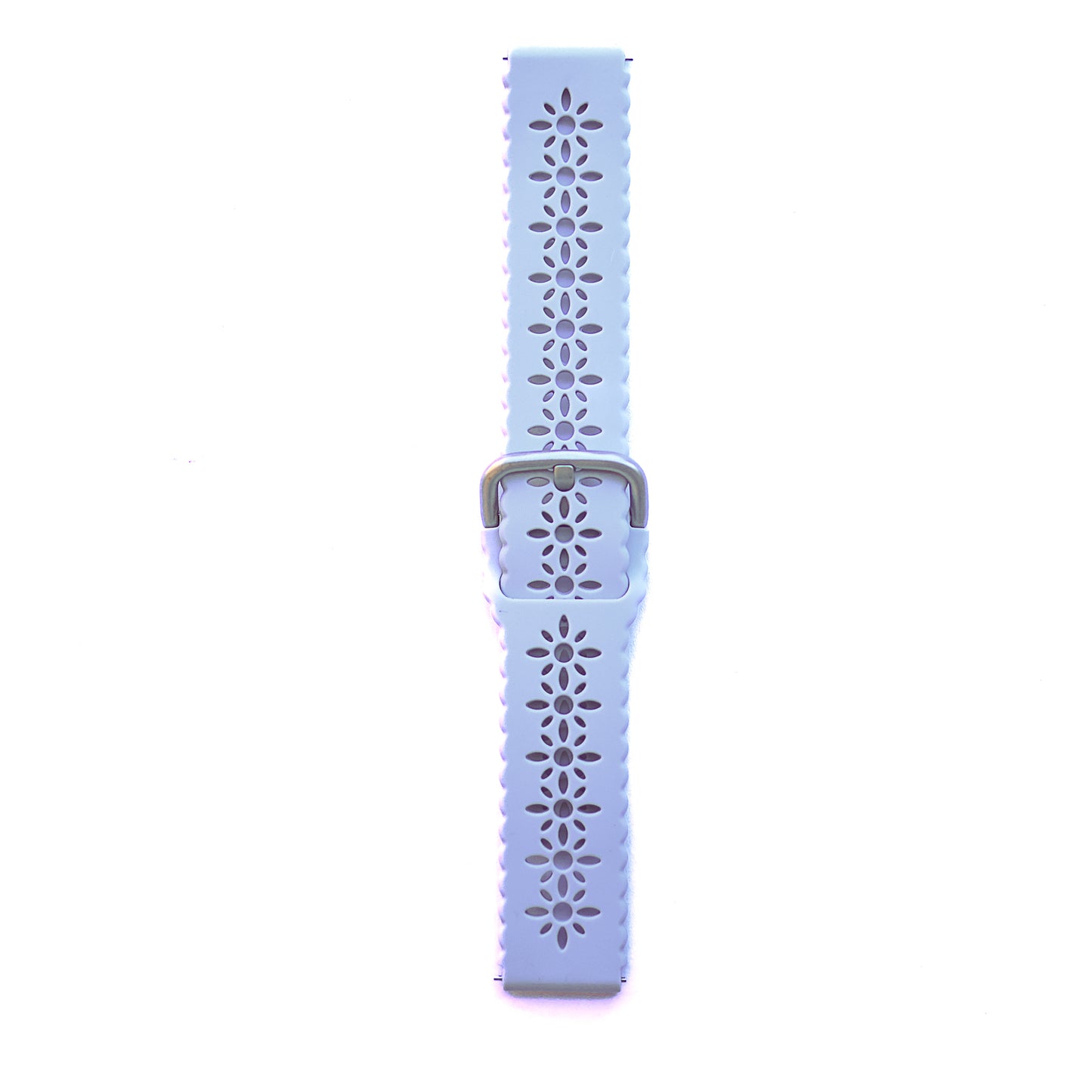 Fabulously Fit Floral cut out silicone replacement strap - Garmin18mm