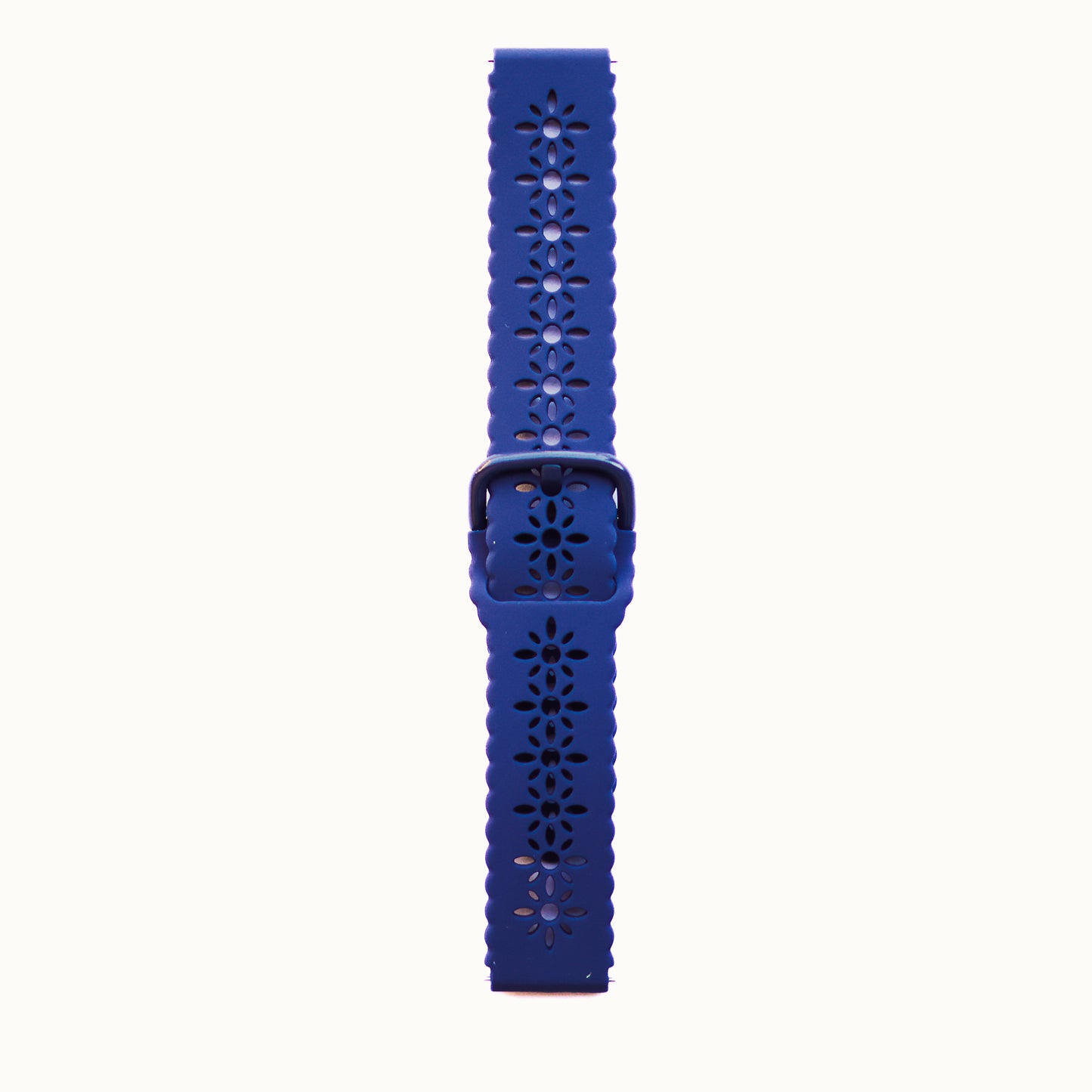 Fabulously Fit Floral cut out silicone replacement strap - Garmin18mm