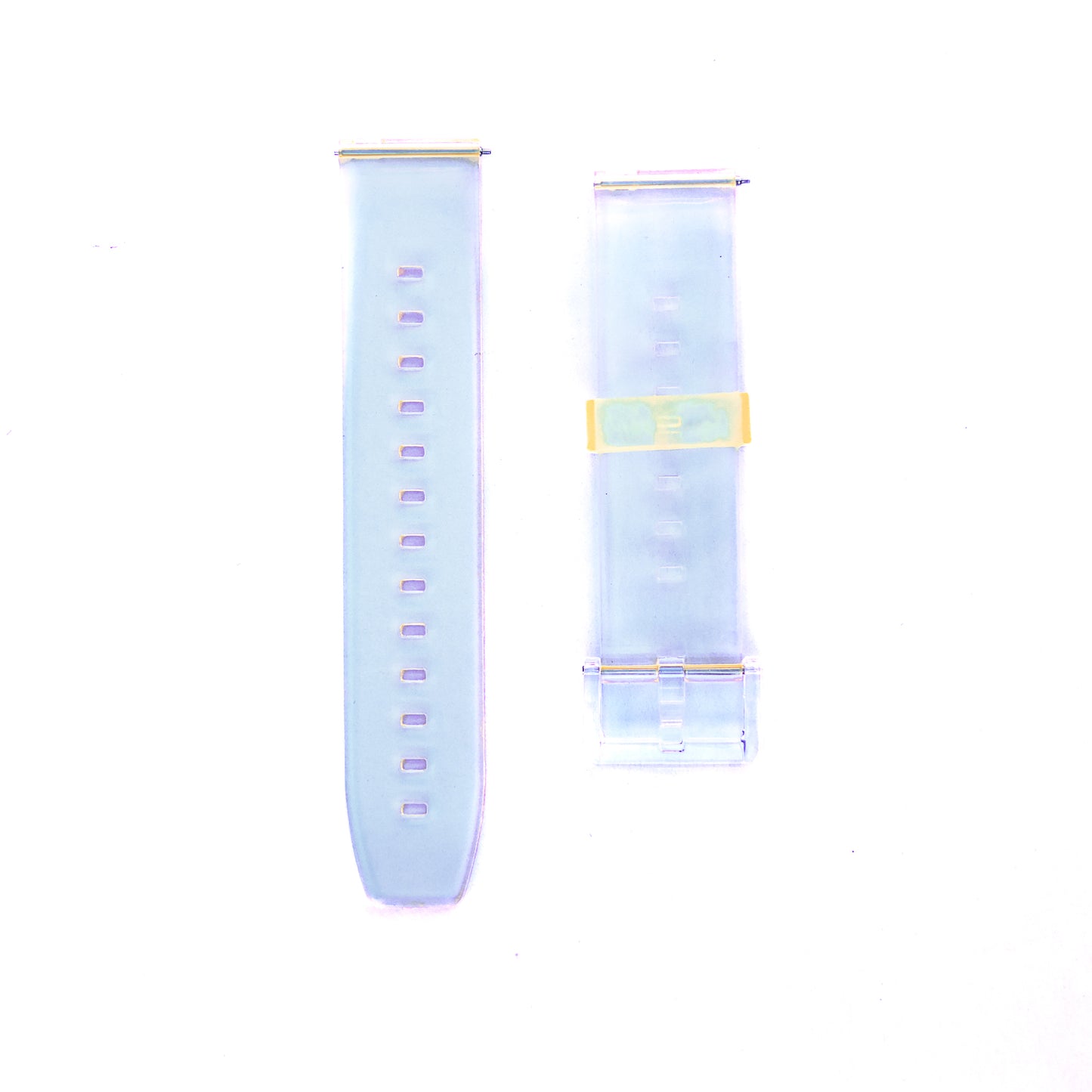 Fabulously Fit Transparent Pastel Silicone replacement strap for Samsung/Garmin/Huawei 22mm
