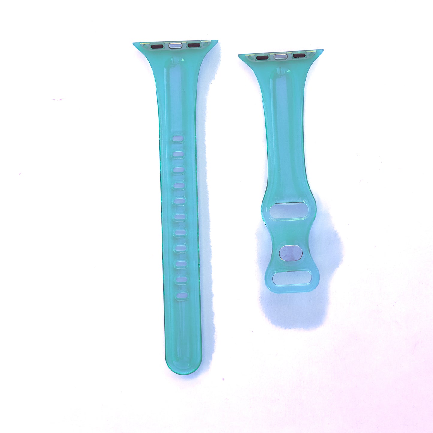 Fabulously Fit Transparent Silicone replacement strap for Apple Watch