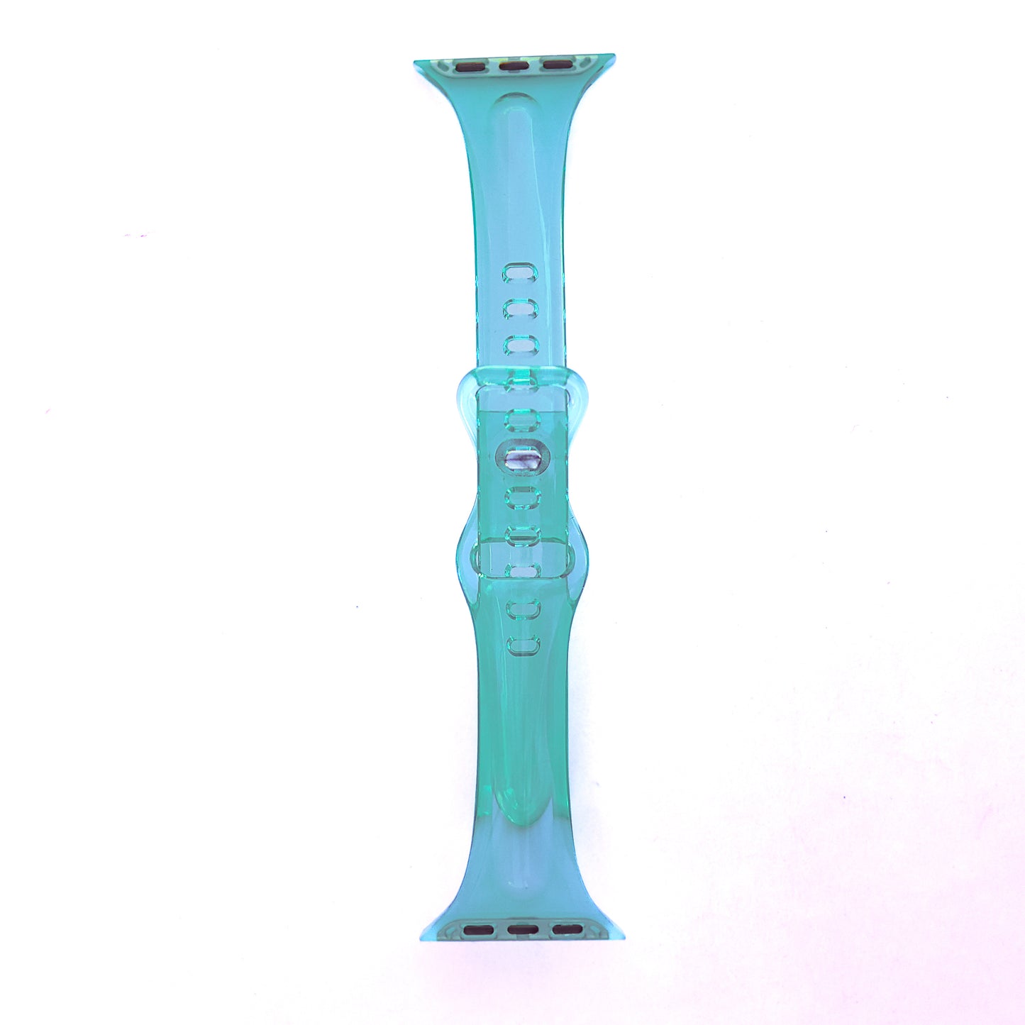 Fabulously Fit Transparent Silicone replacement strap for Apple Watch