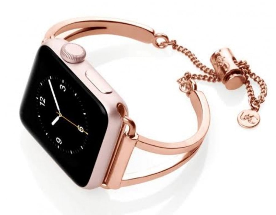 Apple watch rose gold bangle - Fabulously Fit