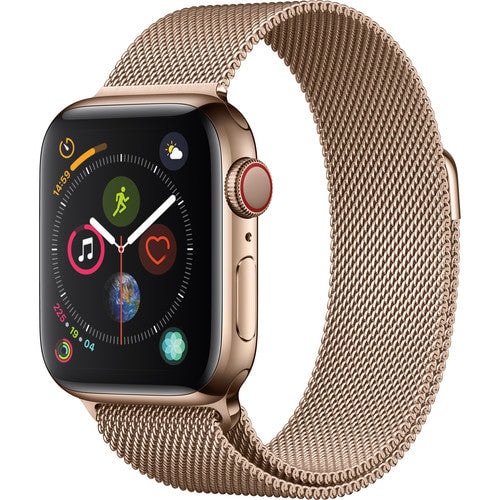 Apple watch rose gold metallic strap - Fabulously Fit