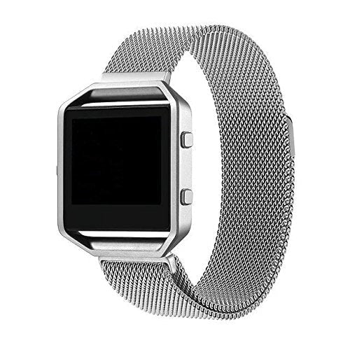 Fitbit Blaze Silver Metallic Replacement Strap