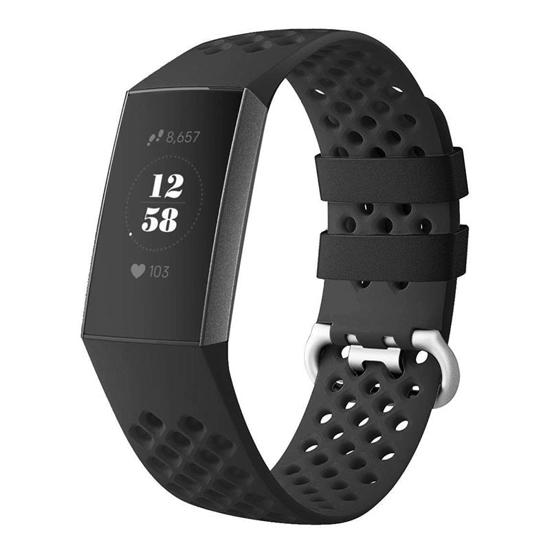 Fitbit Charge 3/4 Silicone Sports Strap - Fabulously Fit