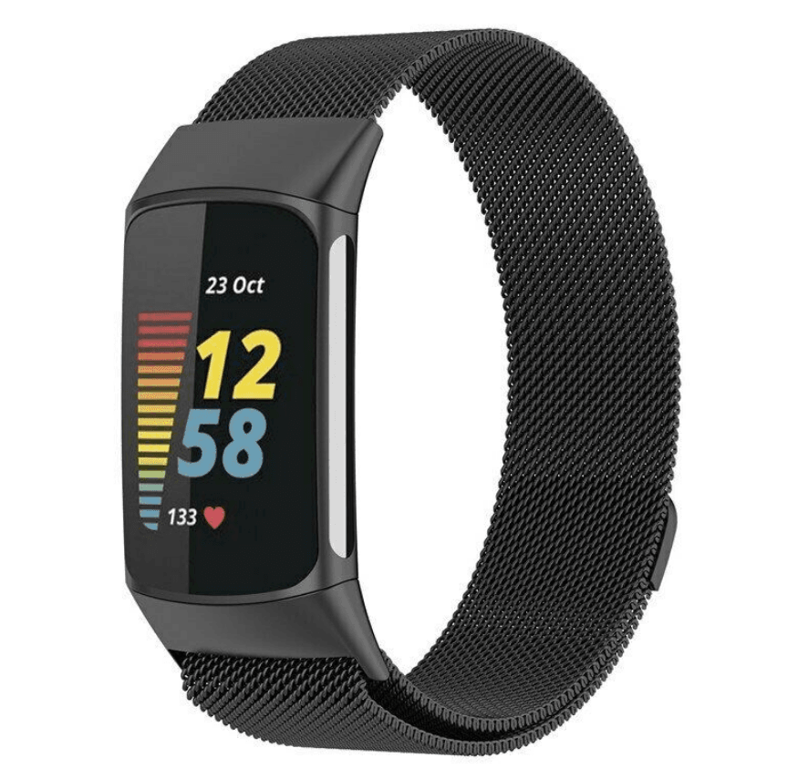 Fitbit Charge 5 metallic strap - Fabulously Fit