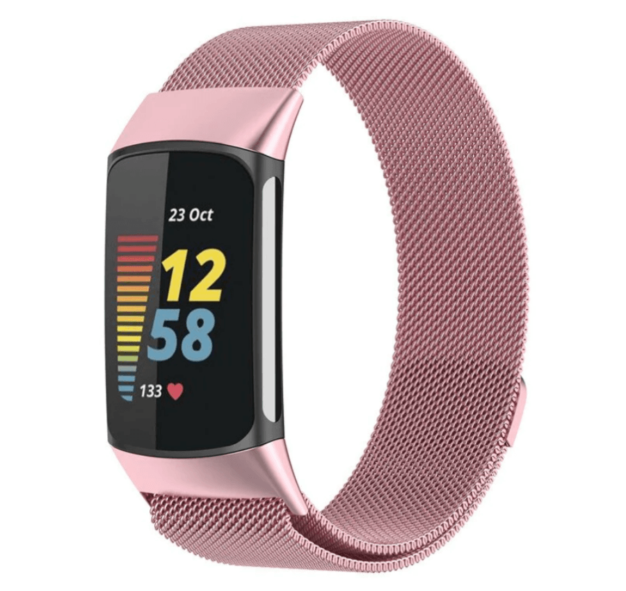 Fitbit Charge 5 metallic strap - Fabulously Fit