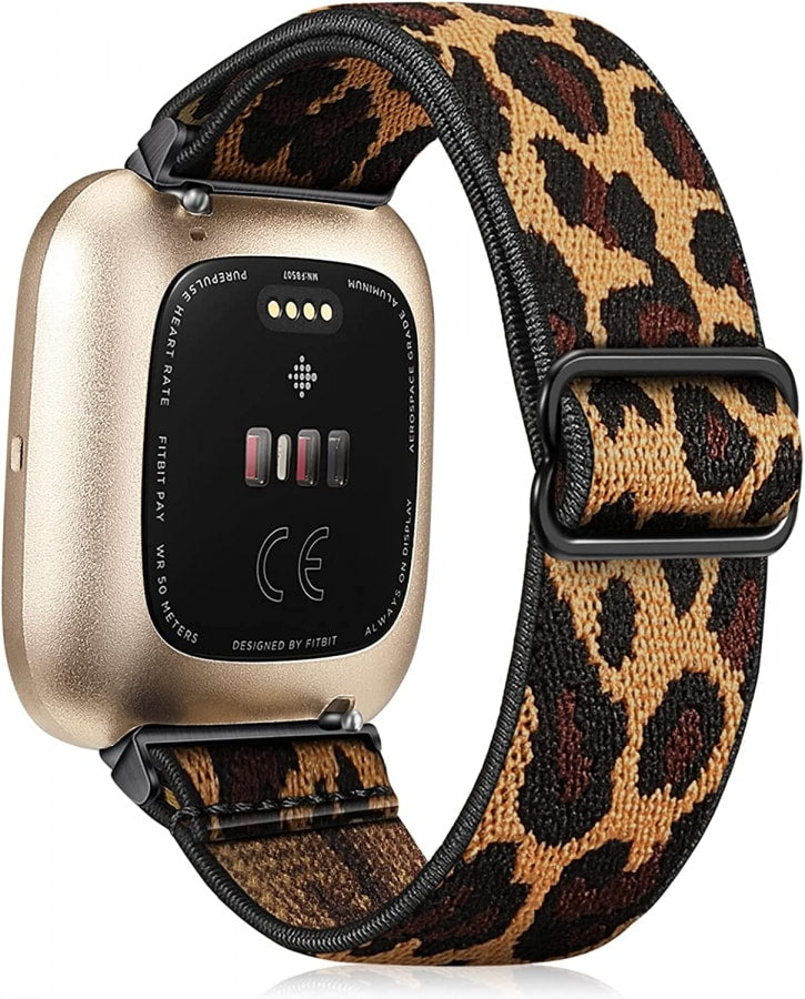 Fitbit Versa 3/Fitbit Sense pattern elastic strap – Fabulously Fit