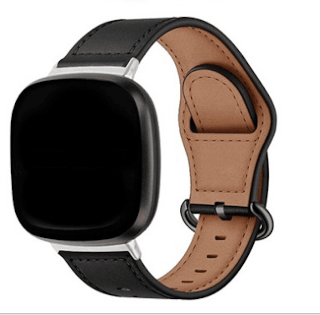 Fitbit Versa 3/Sense genuine leather tuck-in strap - Fabulously Fit