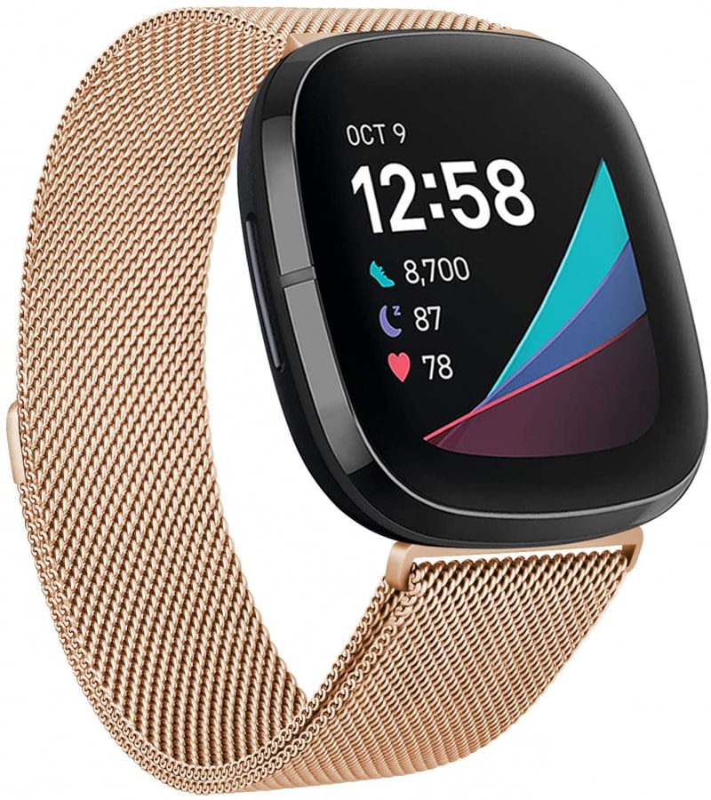 Fitbit Versa 3/Sense Metallic Strap - Fabulously Fit