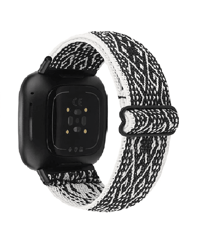 Fitbit Versa 3/Sense Patterned Elastic Strap - Fabulously Fit