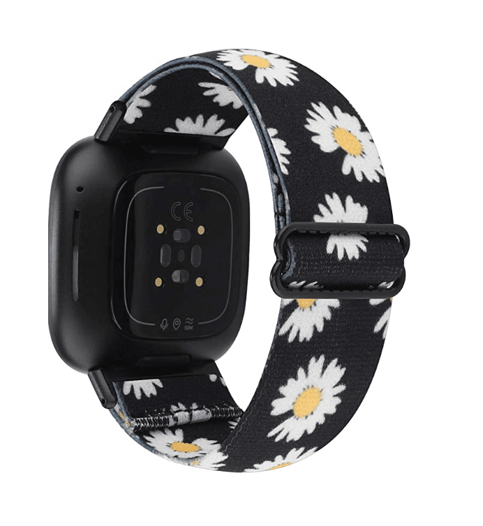 Fitbit Versa 3/Sense Patterned Elastic Strap - Fabulously Fit