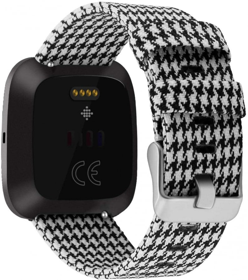 Fitbit Versa woven fabric strap - Fabulously Fit