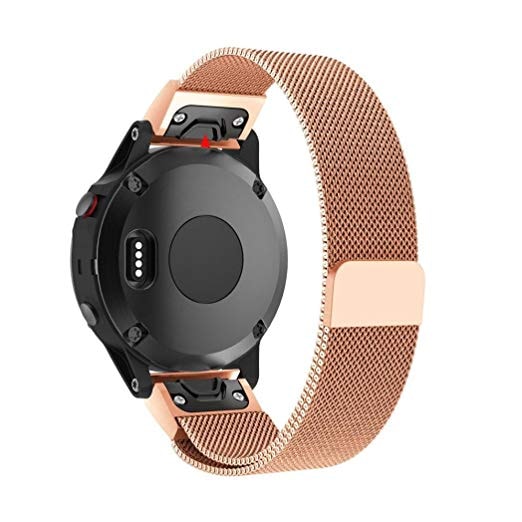 Garmin Forerunner 935 rose gold metallic strap - Fabulously Fit