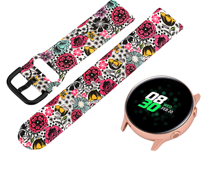 Silicone Patterned Replacement Strap For Fierce/Fierce 2 Smart Watch - Fabulously Fit