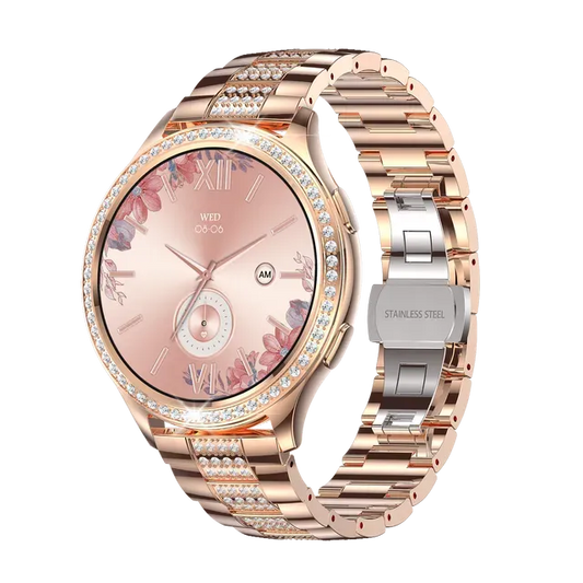 Fierce 3 Smart Watch - Rose Gold Diamante