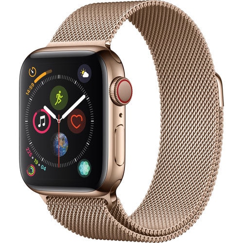 Apple watch rose gold metallic strap - Fabulously Fit 