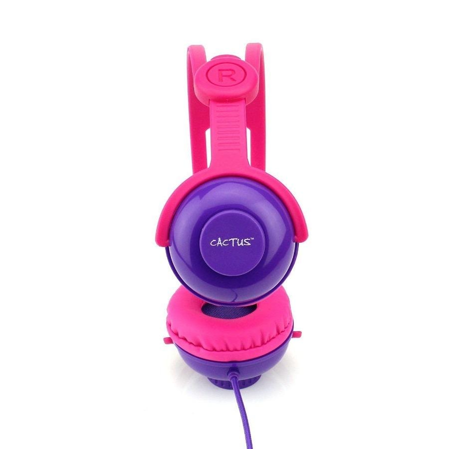 Cactus On-Ear Volume Control Kids Headphones - Fabulously Fit 