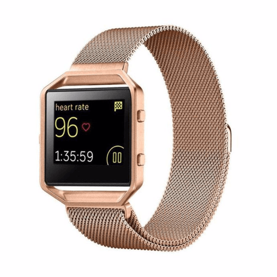 Fitbit Blaze Rose Gold Metallic Replacement Strap