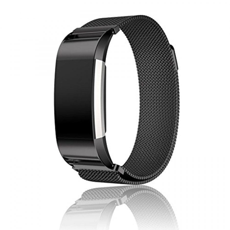 Fitbit Charge 2 Black Metallic Replacement Strap