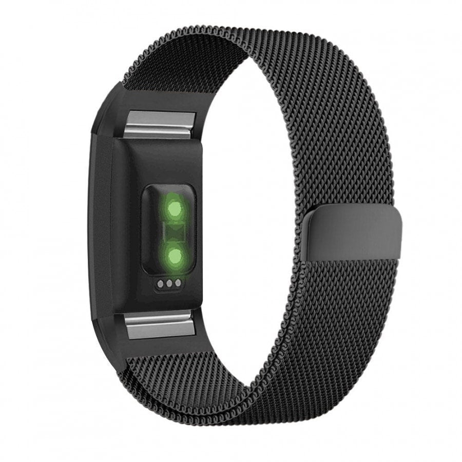 Fitbit Charge 2 Black Metallic Replacement Strap