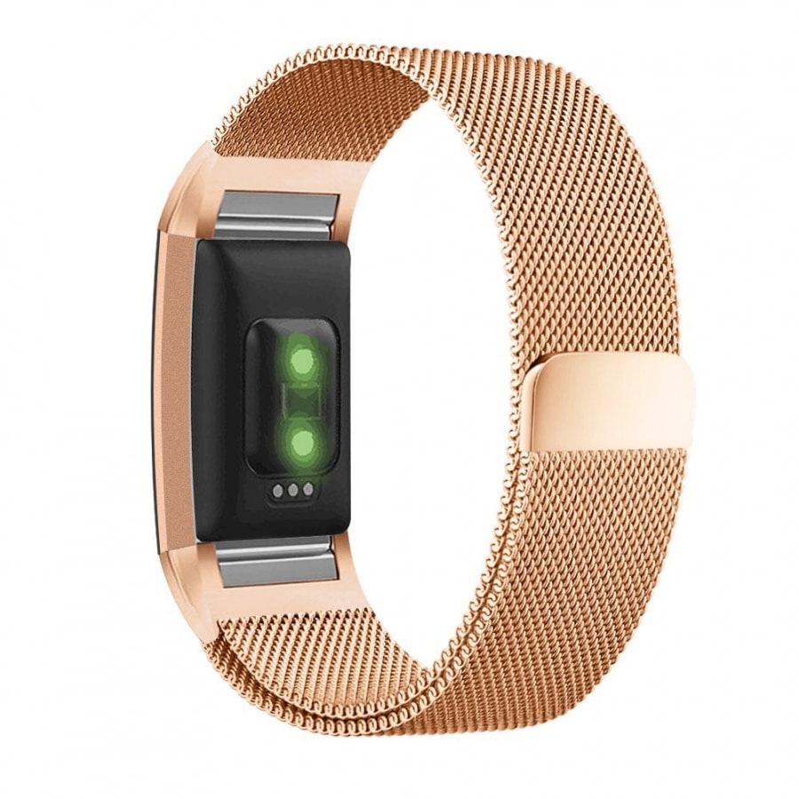 Fitbit Charge 2 Rose Gold Metallic Replacement Strap