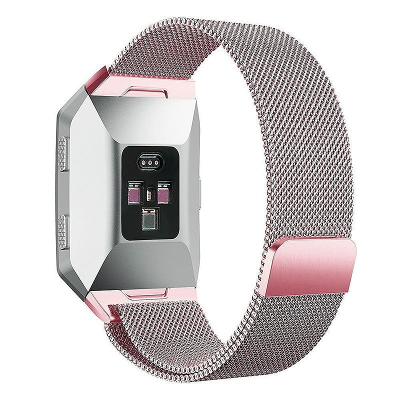 Fitbit Ionic blush rose gold metallic strap - Fabulously Fit 