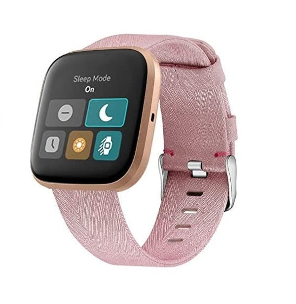 Fitbit Versa woven fabric strap - Fabulously Fit 