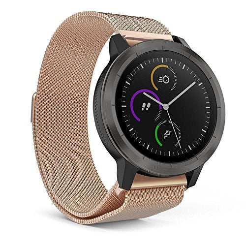 Garmin Vivoactive 3 Rose Gold Metallic Replacement Strap