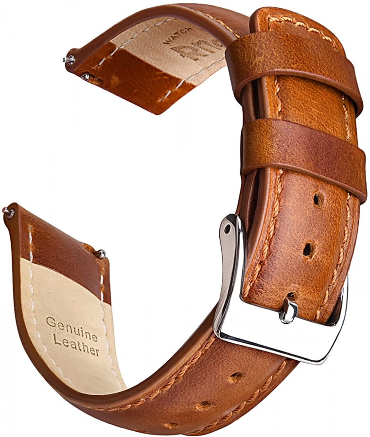 Garmin Vivoactive 4s genuine leather strap - Fabulously Fit 