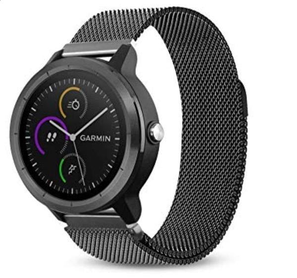 Garmin Vivoactive 4s metallic strap - Fabulously Fit 