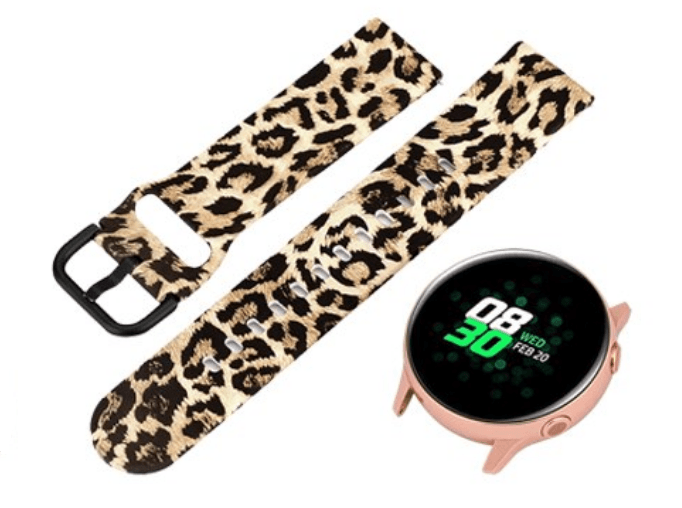 Silicone Patterned Replacement Strap For Fierce/Fierce 2 Smart Watch - Fabulously Fit 